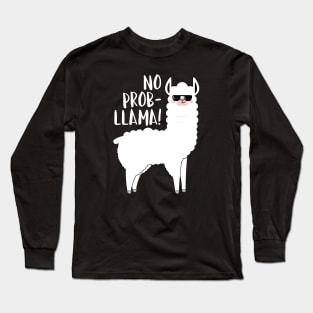 No Probllama Long Sleeve T-Shirt